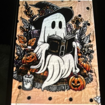 Viral Tictok Witch Ghost Reading Blanket Halloween