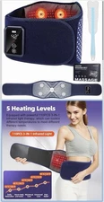 Back massager with heat