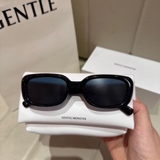 GENTLE MONSTER Maison Margiela MM106 01 Unisex Black Sunglasses