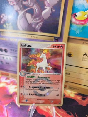 Pokemon Karte Card Galoppa Rapidash Exs Firered Leafgreen Reverse Holo Exc-NM