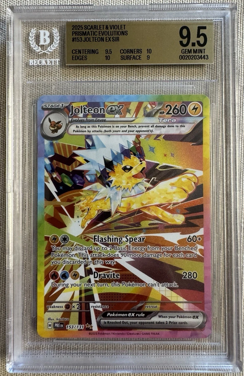 Pokémon TCG Beckett Grading Services (BGS) 9.5 Graded Individual