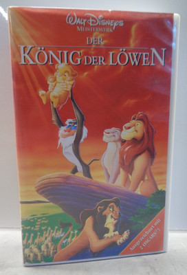 VHS Walt Disneys  Der König der Löwen - Hologramm