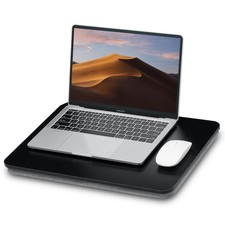 Portable Lap Desk for 15.6 Laptop with Pillow Cushion - Black