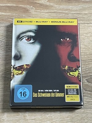 Das Schweigen der Lämmer - 1991 - Mediabook 4K UHD + Blu-ray NEU OVP Klassiker