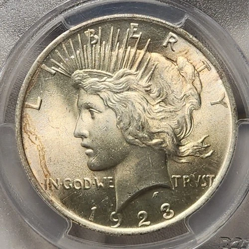 1923 Peace Silver $1 Dollar PCGS MS 64 - SLB75