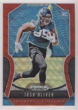 2019 Panini Prizm Rookies Red Wave Prizm 35/149 Josh Oliver #371 ni4