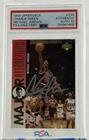 Autographed Charlie Sheen 1995 UD Michael Jordan Card PSA 10 Signed Auto Sheen