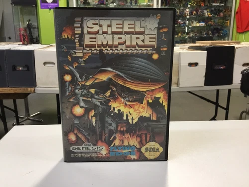 Steel Empire (Sega Genesis) Complete In Box Tested Working