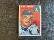 1954 Topps - Heinie Manush #187