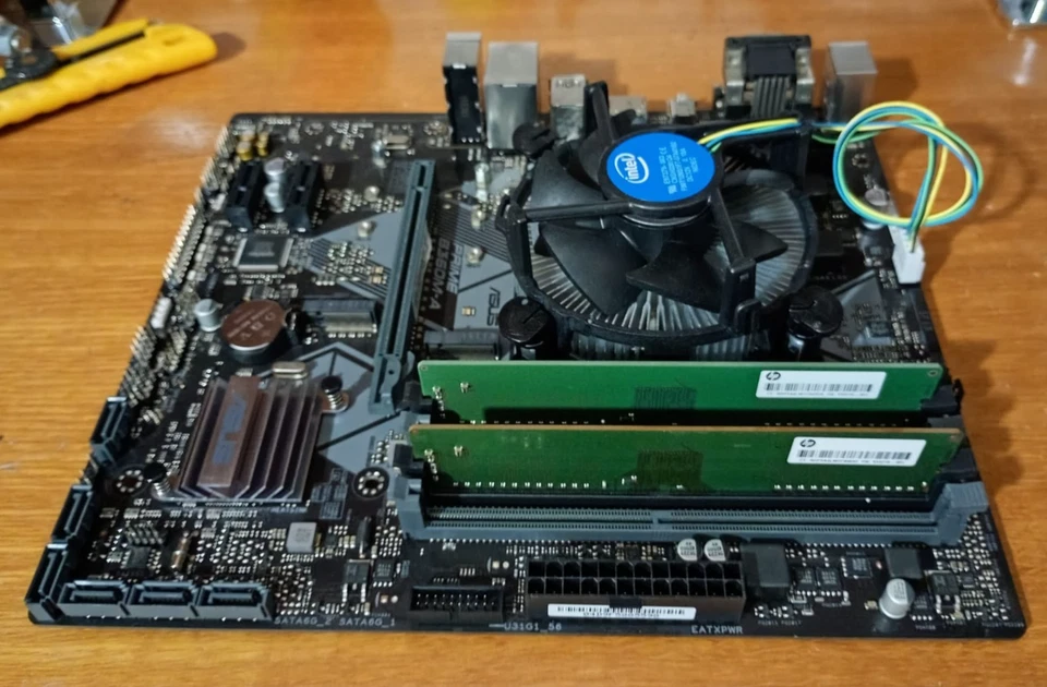 CPU PROCESSORE INTEL CORE i5-9500 + SCHEDA MADRE ASUS PRIME B360M-A + RAM 32 GB - Immagine 2 di 3