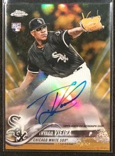 2018 Topps Chrome Rookie Auto Gold Refractor /50 Thyago Vieira #RA-TV Auto