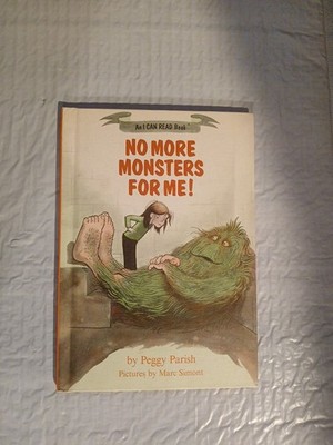 No More Monsters for Me I Can Read Books HC  Peggy Parish VG/ B23