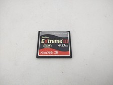 SanDisk Extreme III 4GB CF Compact Flash Camera Memory Card - Tested