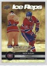 2023-24 Upper Deck MVP Ice Reps Gold Nick Suzuki Youppi ! #IR-10 0x7e