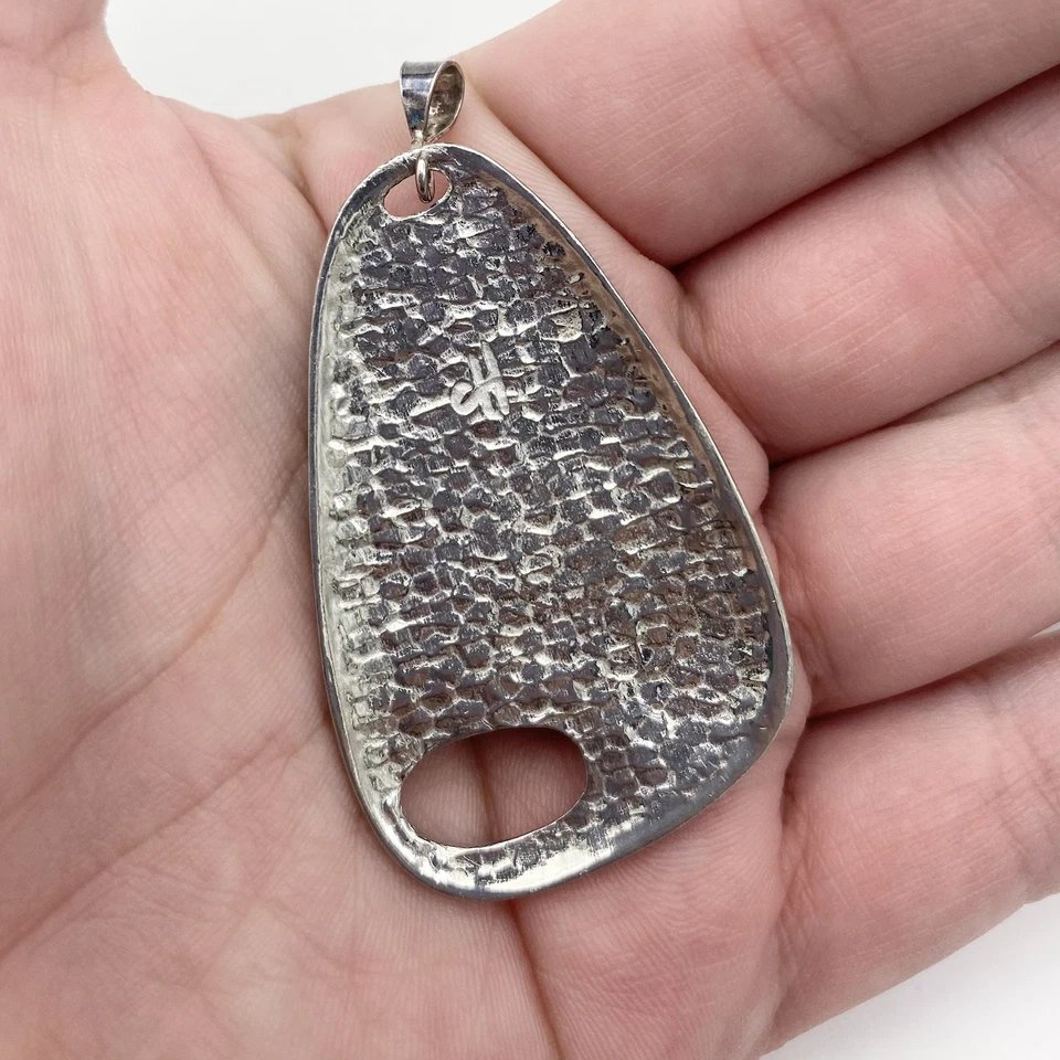 Colgante De Colección Corrine Hunt Plata Estaño Primeras Naciones Águila Firmado Difícil de Encontrar Foto 3 de 3