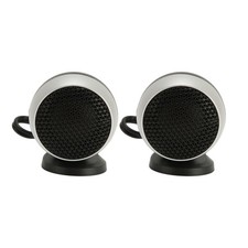 2Pcs Car Tweeters 150W Clear Smoothing Compact Design Metallic Aluminium Ca OU