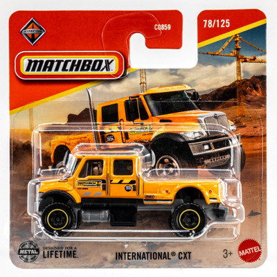 2025 Matchbox #78 International  CXT AMBER YELLOW | MATCHBOX CONSTRUCTION | FSSC