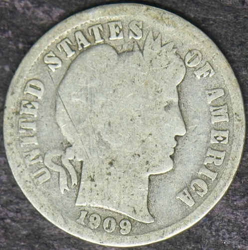 1909-D Barber Silver Dime - ✪COINGIANTS✪