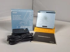 Nintendo Game Boy Advance SP Pearl Blue Console with Box Tested Working Used