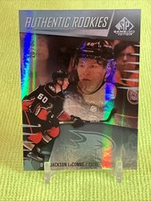 /60 Jackson LaCombe RC 2023-24 SP Game Used #260 BASE AUTHENTIC ROOKIES - Ducks