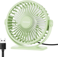 USB Desk Fan Mini Portable Fan, 3 Speeds Strong Breeze Small Electric Fans, 3...