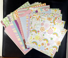 Scrapbooking/Paper Crafting - 12 x 12 Scrapbook Paper 23 sheets-Double Sided