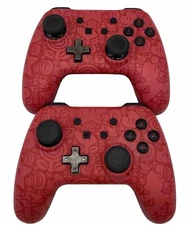 Nintendo Switch PowerA Super Mario Red Controllers Set Of 2, Model 1503255-01