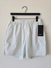 NWT LULULEMON ABC WovenAir Pull-On Short 7" Men's Medium DLWO Light Green White