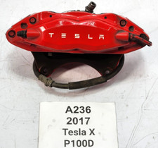 2016-2020 Oem Tesla Model X Front Left Driver Side Brake Caliper Brembo Red 2016-2020 Oem Tesla Model X Front Left Driver Side Brake Caliper Brembo Red