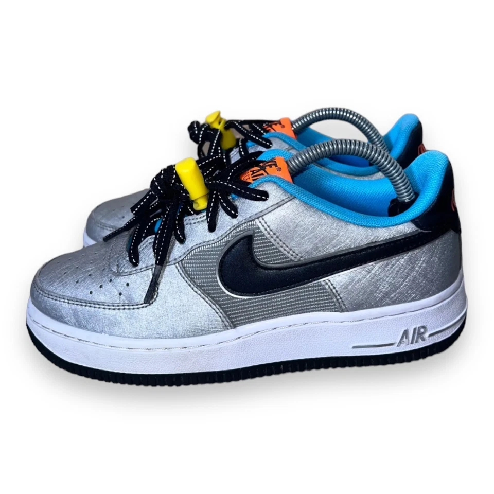 Nike Air Force 1 Low GS "Sky Nike" CW6011-001 Youth 4 Women's 5.5 - Image 2 of 4