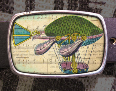 Hot Air Balloon Vintage Inspired Art Gift Belt Buckle | eBay display picture 1