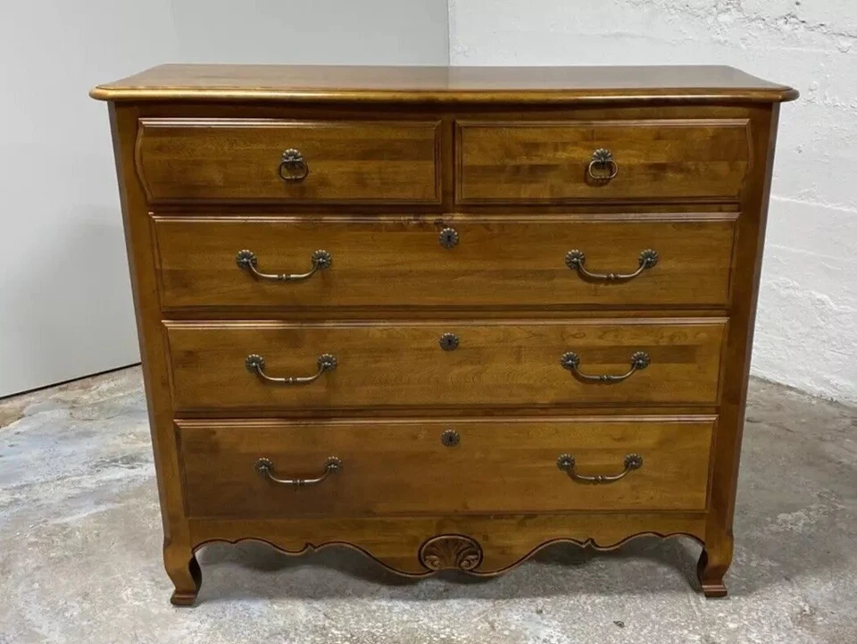 Ethan Allen Country French Tall Chest of Drawers - Image 2 of 4