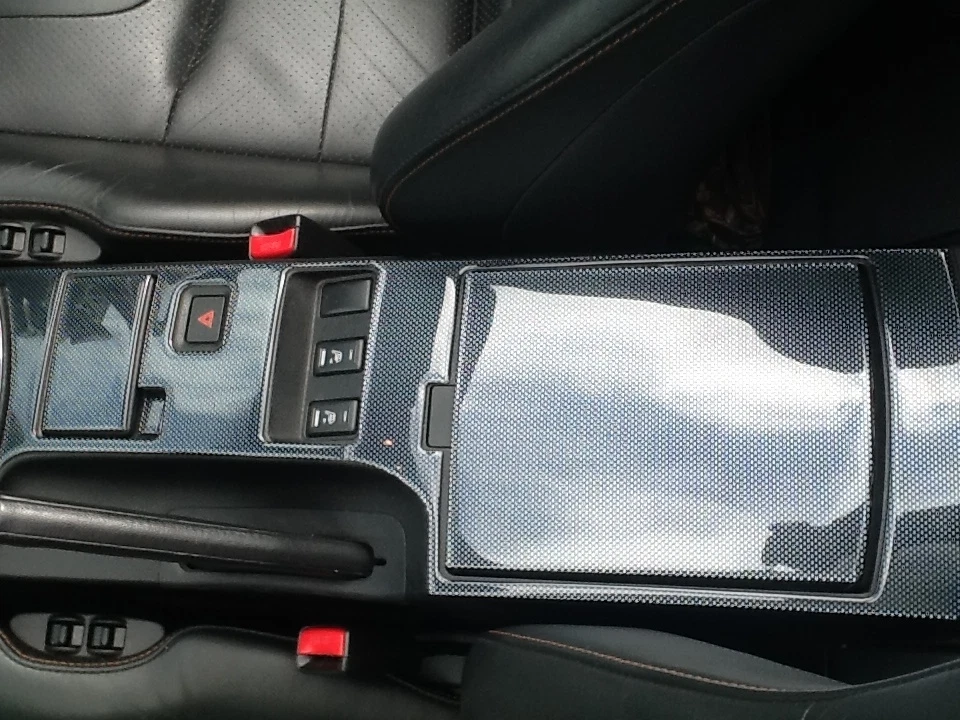 Juego de molduras de tablero de fibra de carbono interior 2006 2007 2008 para Nissan 350Z 350-Z 350 Foto 3 de 4