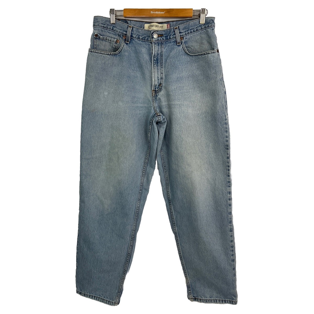 levi's 560 W34 L30 USA製　560-4891 00s Levis 560 Jeans Mens Faded Grunge Blue Denim Comfort Fit Sz 34x32