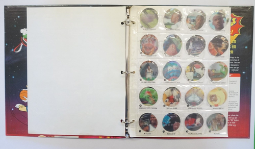 Official Space Jam Tazo album missing 1 tazo incl set of 4 sealed slammers 1996 - Picture 3 of 7