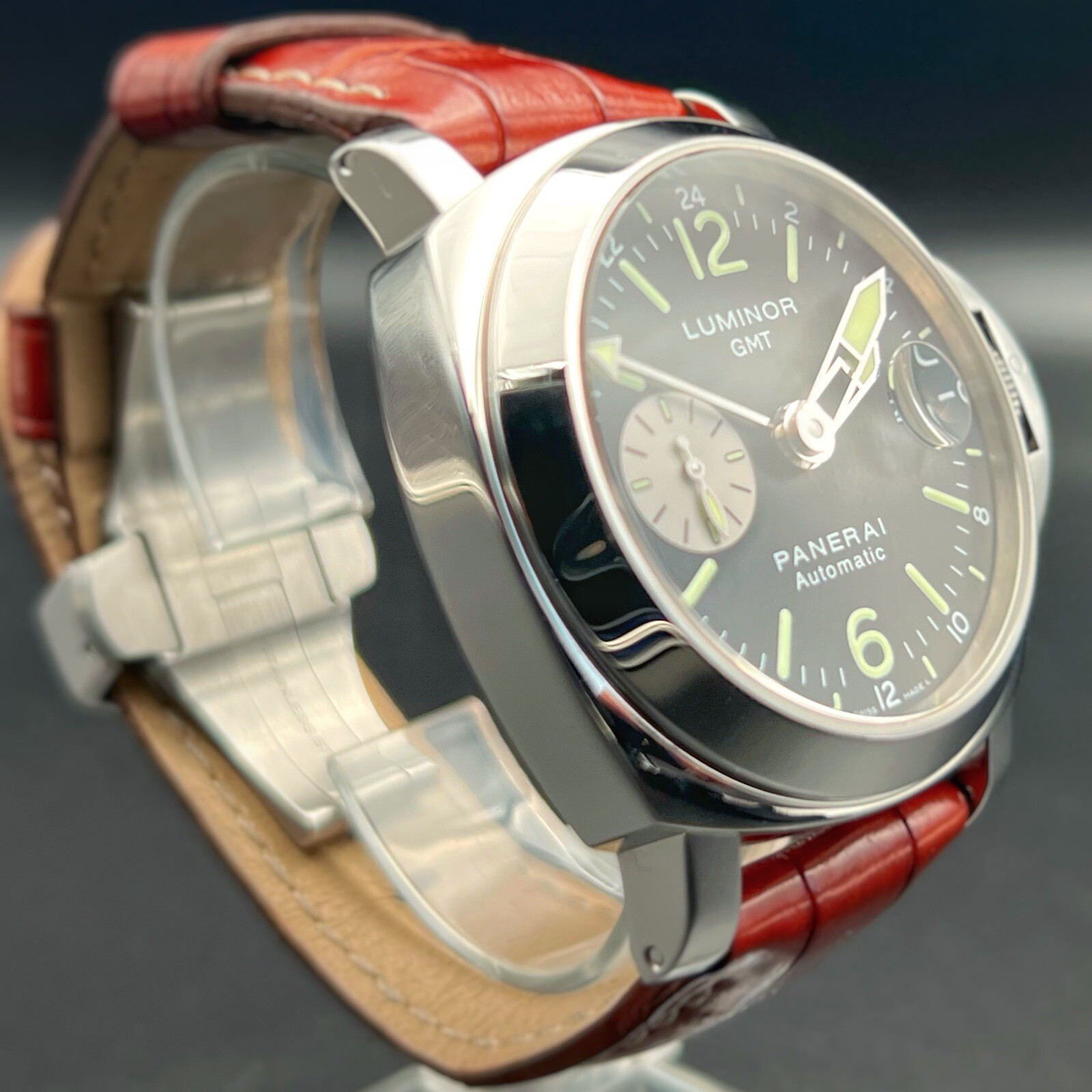 Panerai Luminor GMT Automatic Brown Strap PAM 88 … - image 6