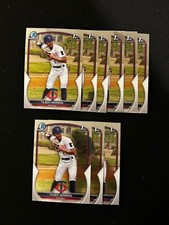 Yilber Herrera 1st Bowman Chrome Prospects Lot 9 Twins 2023