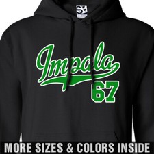 67 Impala PRO Script HOODIE 1967 SS Jersey Sports Logo Design Hooded Sweatshirt