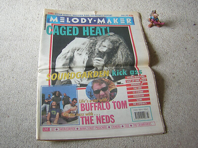 MELODY MAKER June 6, 1992, SOUNDGARDEN CURE BUFFALO TOM ORB STEREOLAB THE NED´S
