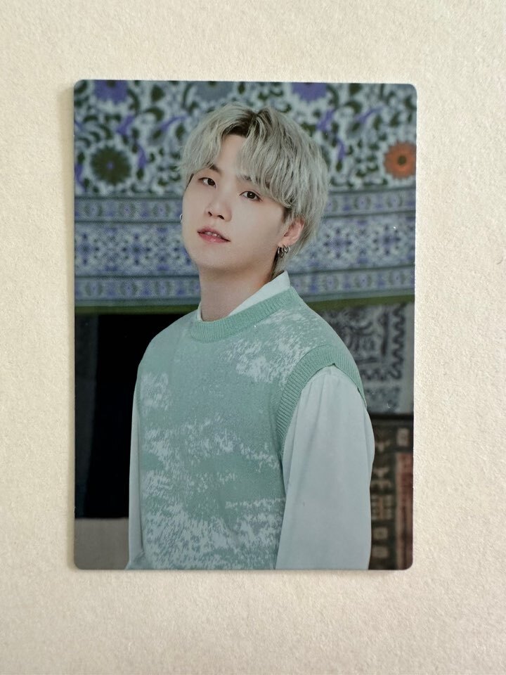 BTS Suga Permission To Dance On Stage Official Photocard