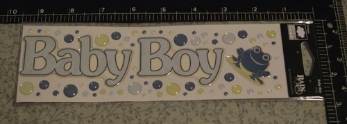 #2 ~ BABY Boy & Girl Stickers Embellishment Scrapbooking CLOUD9 DESIGN Plus - Picture 9 of 13