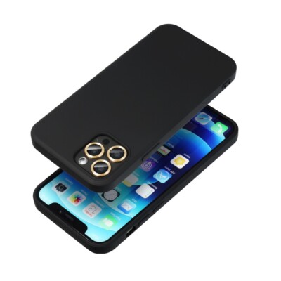 FÜR APPLE IPHONE 13 MINI - Hülle Case Mikrofaser Tasche Etui SILICONE LI SCHWARZ