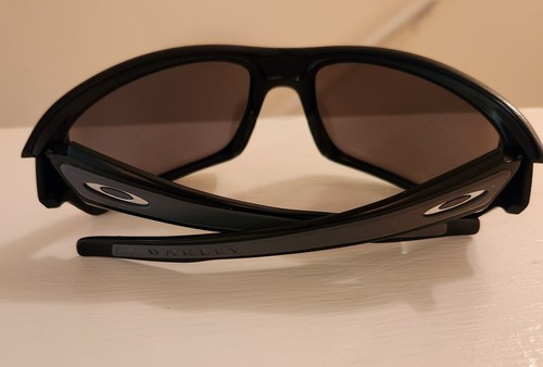 Oakley Valve Men's Rectangular Polarized Eyeglasses - Polished Black