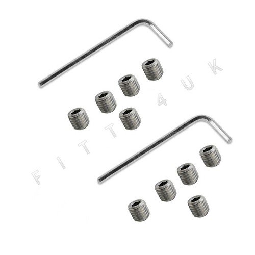 6mm Grub screws Stainless Steel A2 Chrome Door handle / knobs repairs - Picture 15 of 17