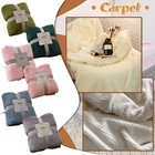 Soft Coral Fleece Throw Blanket for Couch Sofa Bed Chair Warm Lightweight Cozy