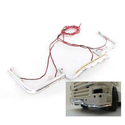Metall Frontstoßstange Led Licht für Tamiya 1/14 56323 RC Tractor Truck