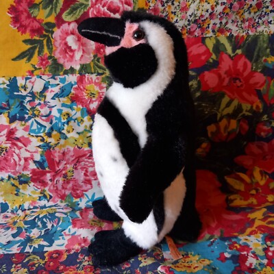 TEDDY HERMANN 10'' HUMBOLDT PINGUIN WEICHSPIELZEUG PLÜSCHTIER NATUR WILDTIERE DEUTSCH
