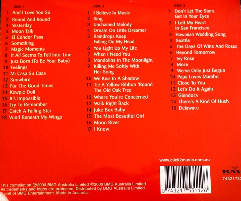 Legendary - Perry Como, 3 CD Set  -  CD, VG - Image 2 of 2