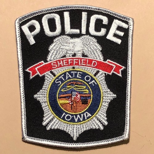 Sheffield IOWA Police patch