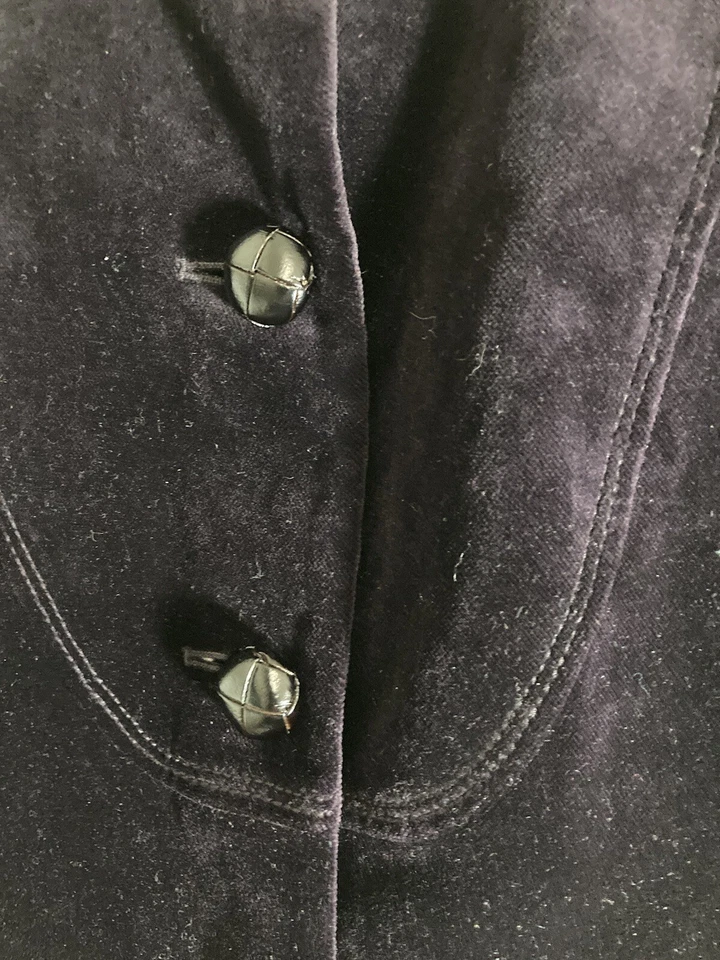 J Crew куртка женщин 2 фиолетовый блейзер бархата шикарный роскошь - Изображение 2 из 4